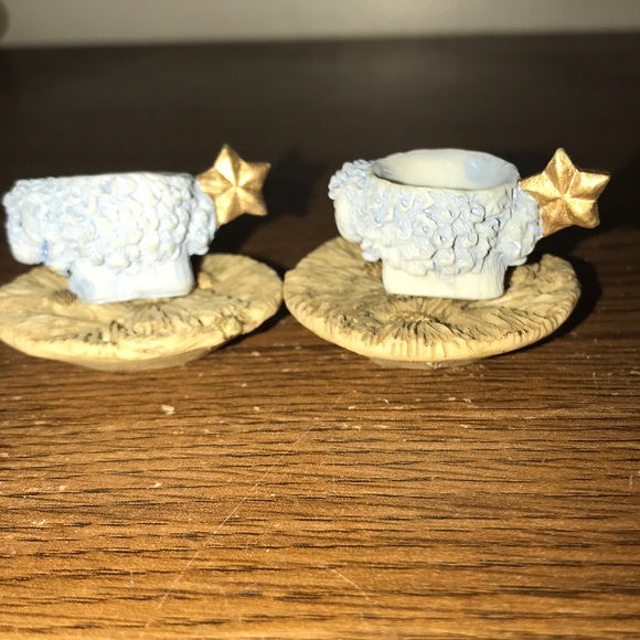Adorable Vintage Miniature 10-piece Bear Nativity Tea Set - Picture 6 of 8